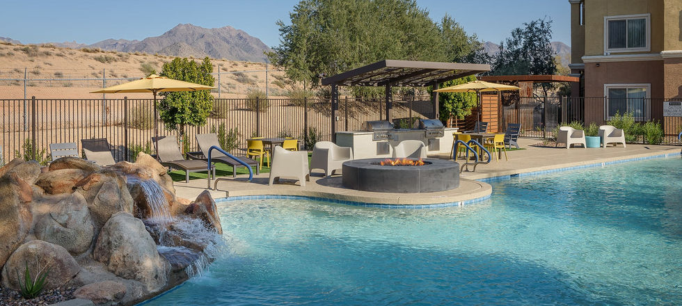 Second Pool Firepit