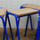 Thumbnail: Monty Stool - Traffic  Blue - FSC Sustainable Ply
