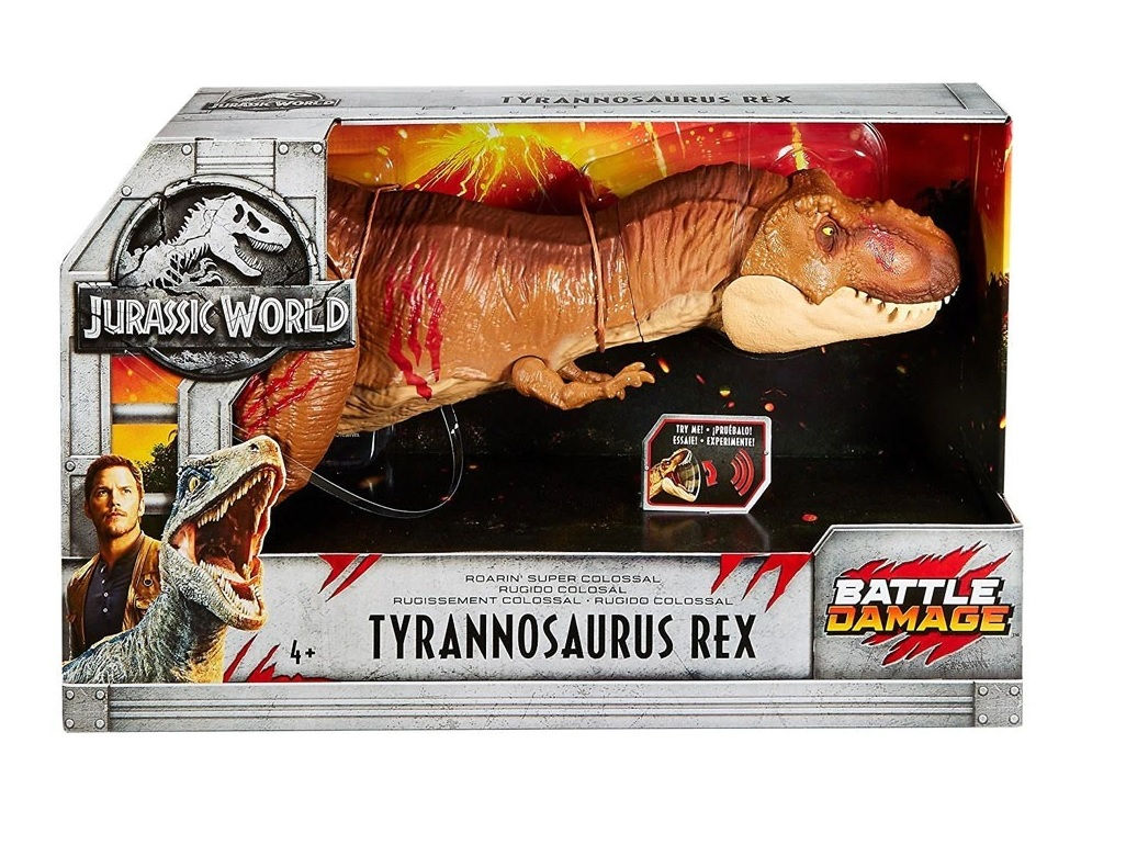 Tyrannosautus Rex Colosal T Rex Jurassic World con sonido