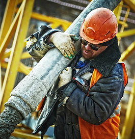 Man safely carries load
