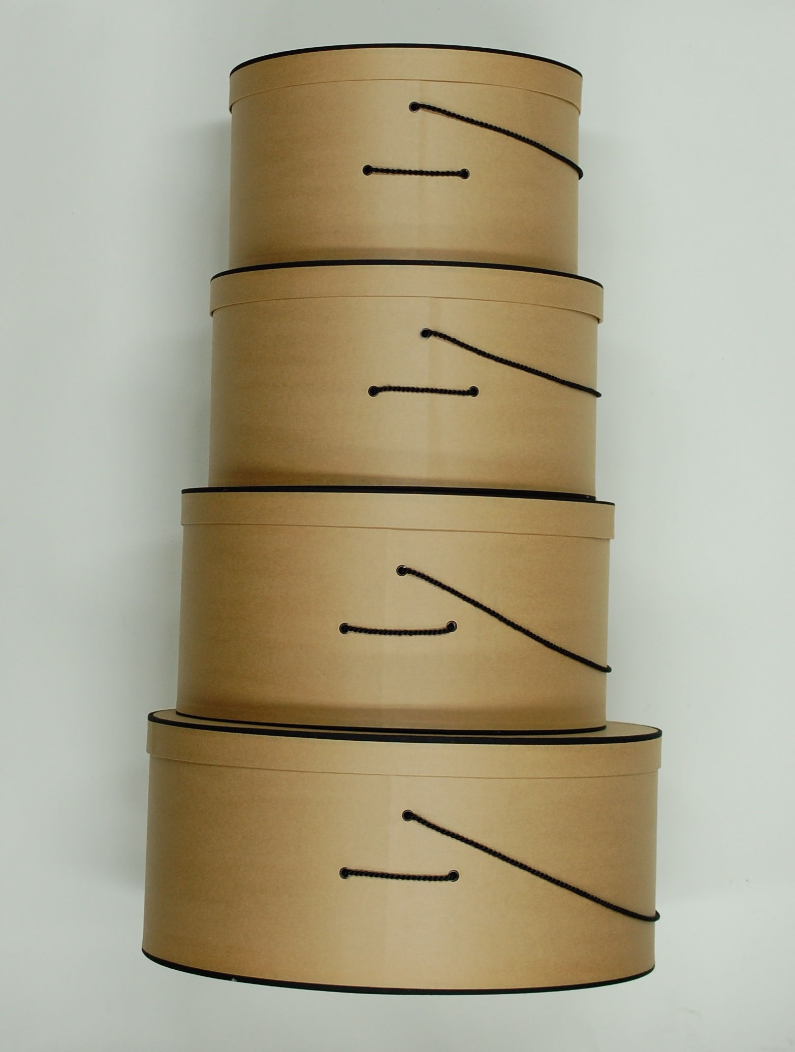 Round Cardboard Hat Boxes (Flat Craft)
