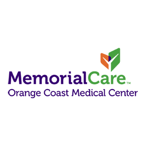 Logo of Memorial Care-Pivot Orange Coast Medical Center featuring a stylized design with the center's name prominently displayed
