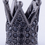 Thumbnail: Crown Charms with Black Cubic Zirconia Rhinestones