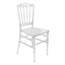 Clear napoleon chairs for weddings