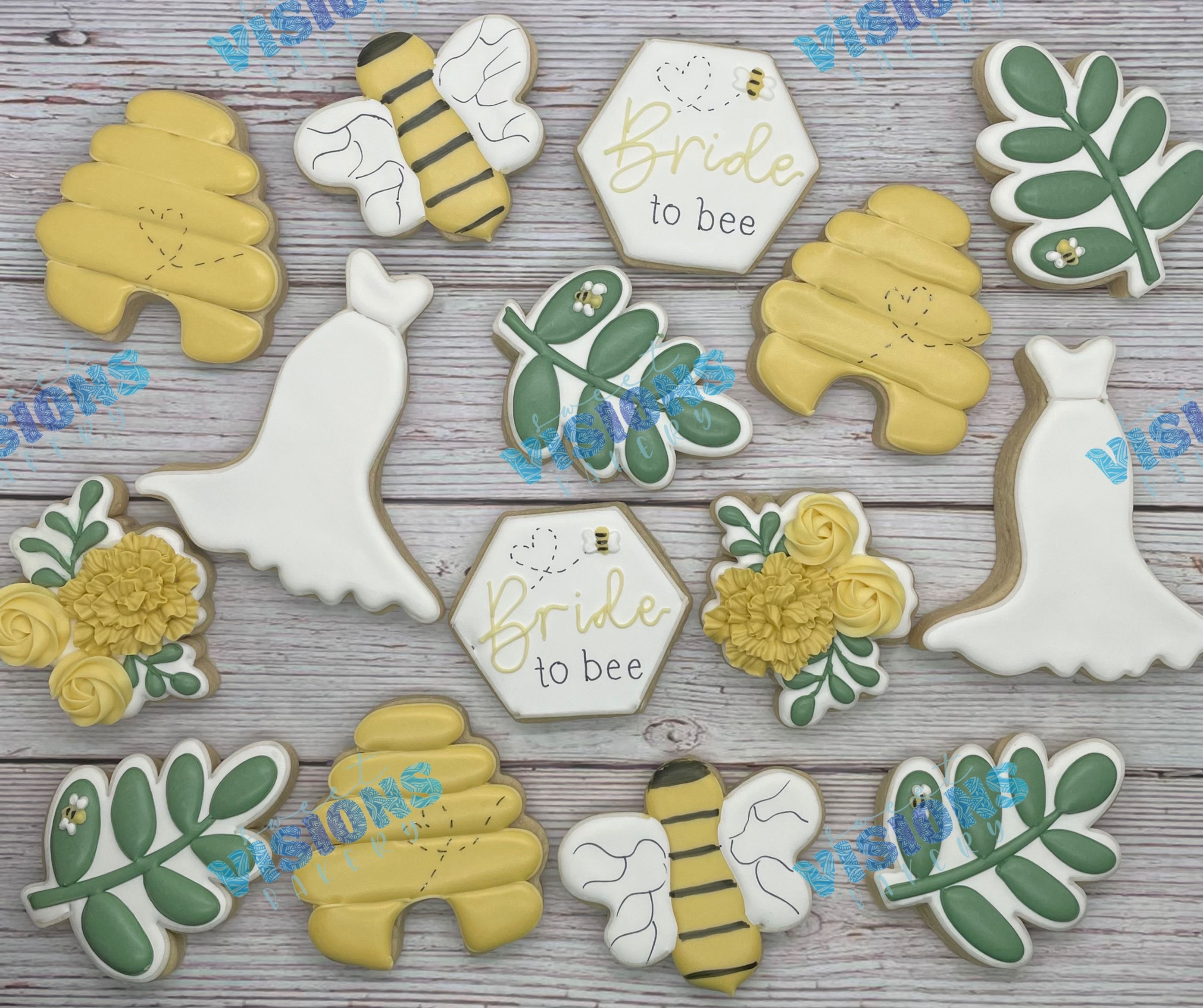 Bride to Bee Cookies