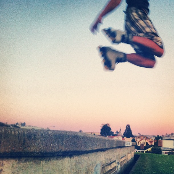 Blading at dusk _ SF