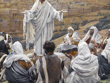 Jesus teaching prayer
