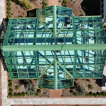 Glasshouse construction.