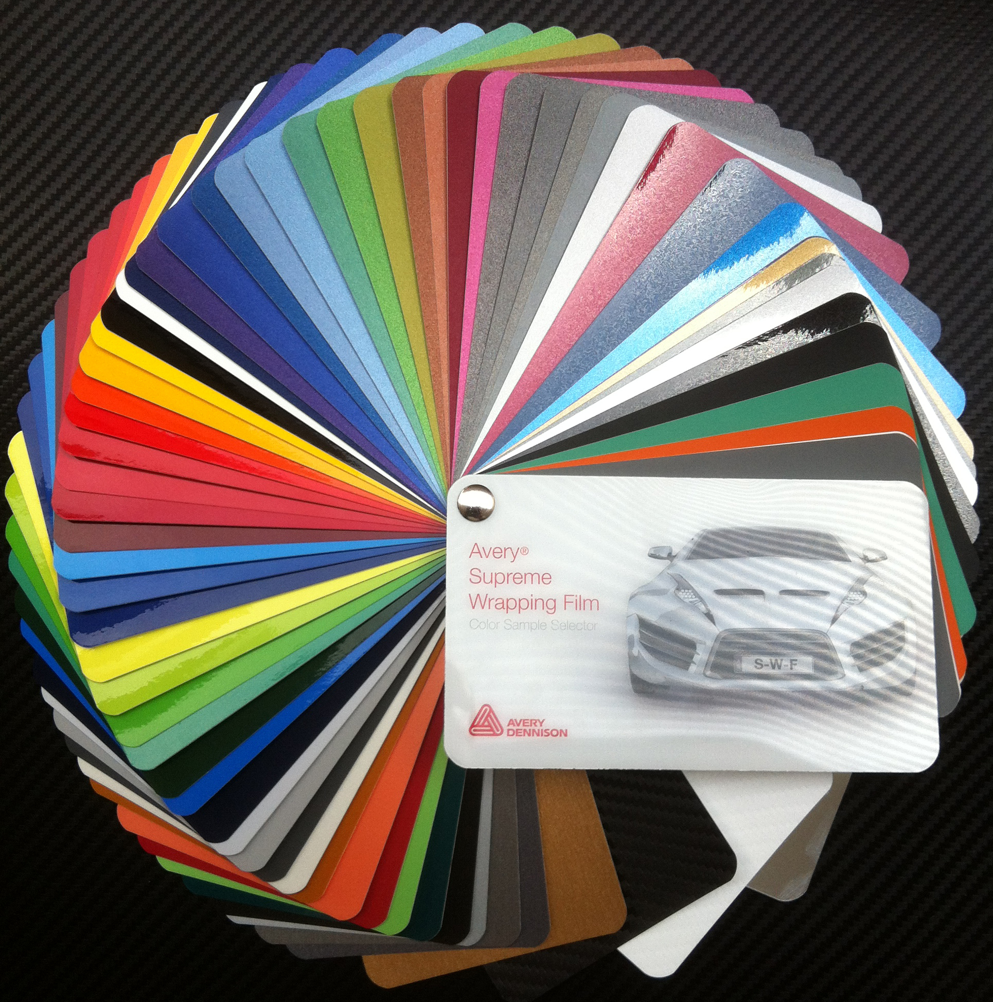 Chrome Vinyl Wrap Samples Avery Dennison Metro Restyling
