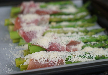 Asparagi con Prosciutto e Parmigiano