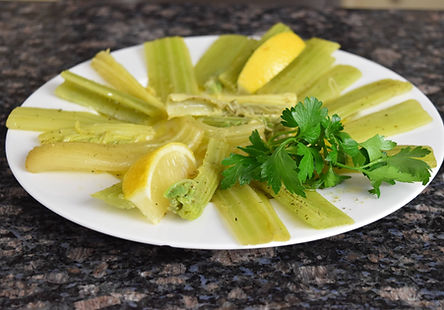 Cardoni con Limone e Olio d’Oliva