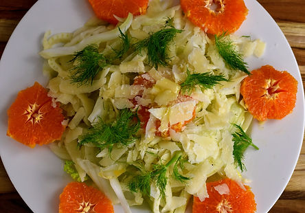 Insalata Parmigiano di Finocchio Mandarino
