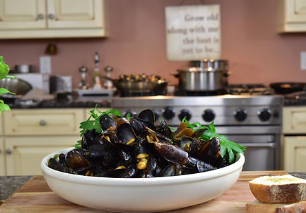 Cozze con Salsa di Vino Bianco