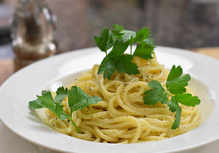 Cacio e Pepe con Spaghetti