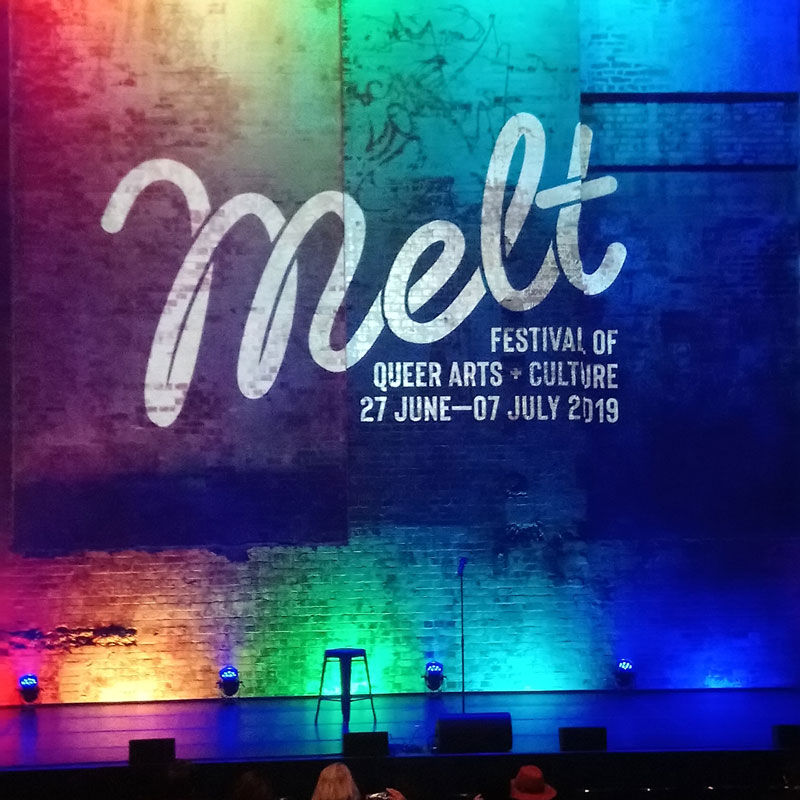 Melt Comedy Gala 2019 Stage Backdrop