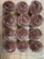 12 Mini Chocolate Cupcakes