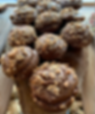 Assorted muffins with streusel topping