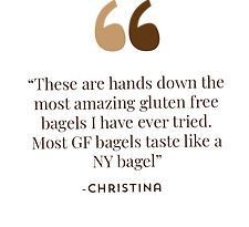 Christina's review: "Amazing gluten-free bagels!" - Modern Bread & Bagel