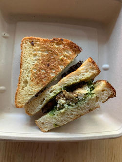 israeli grilled cheese Fried Eggplant, F