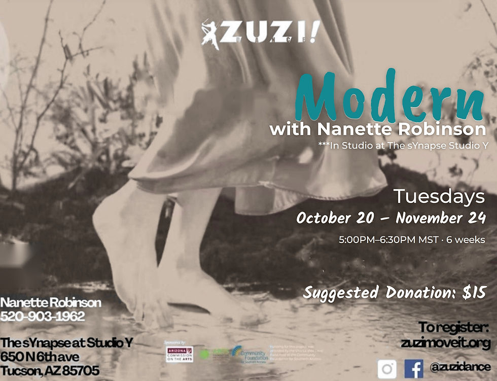 Modern Dance with Nanette Robinson | October 20