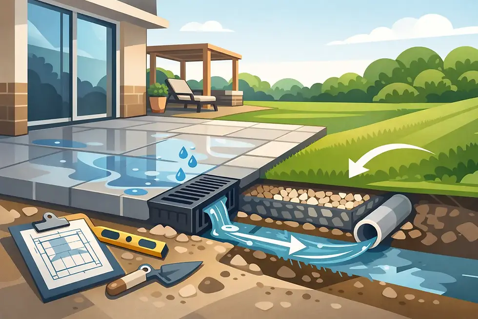 How to Plan Patio Drainage the Right Way