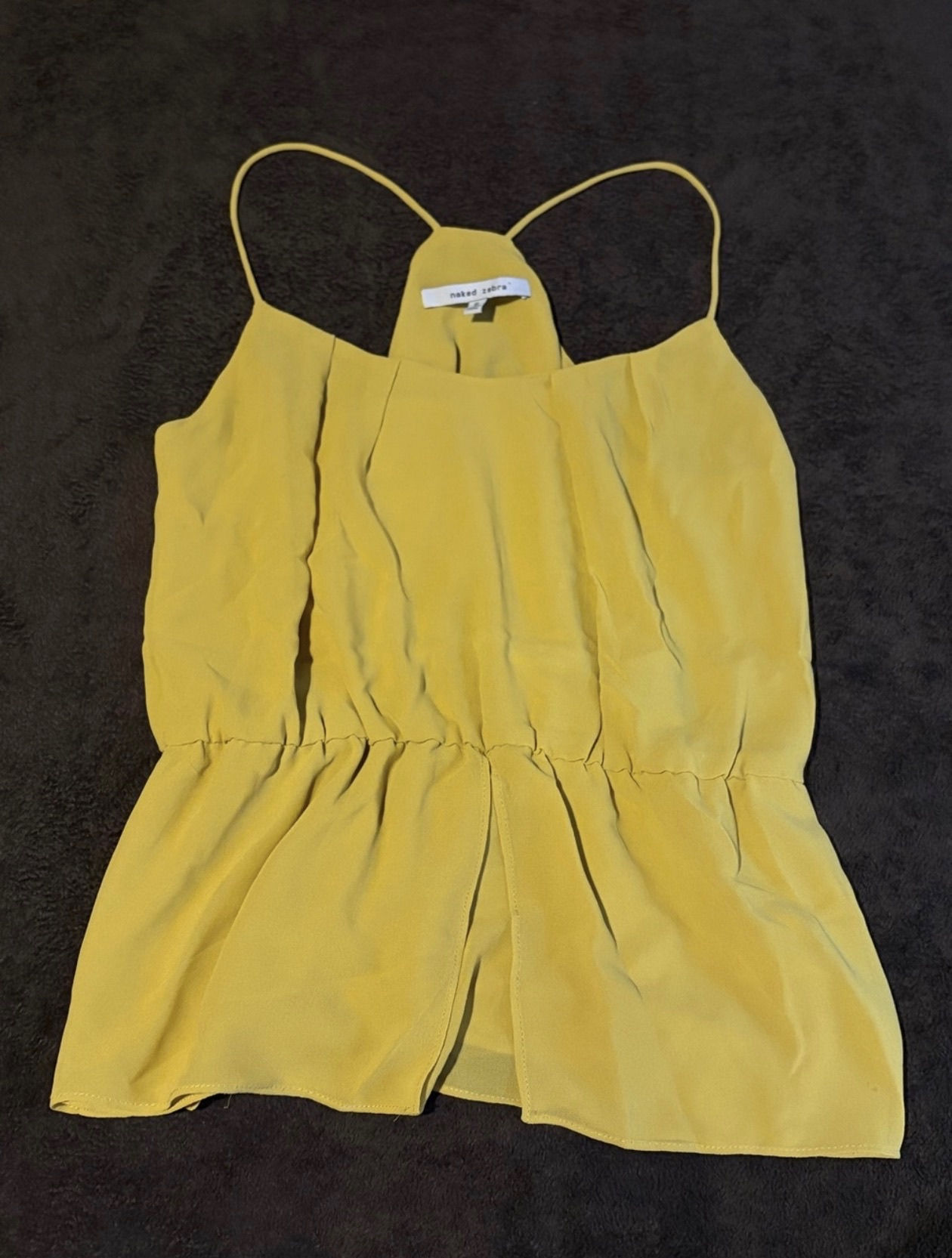Naked Zebra Honey Mustard Summer Top