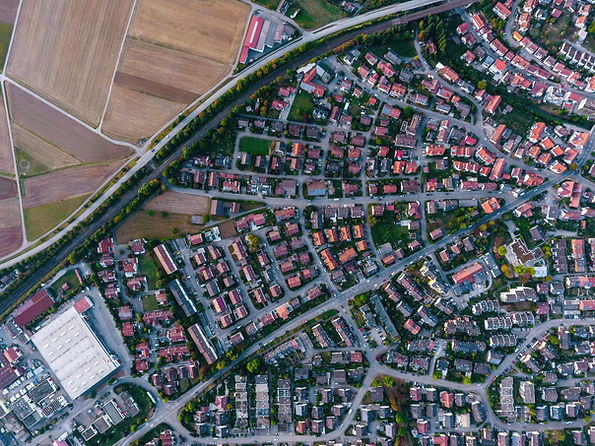 Aerial Photo of a City