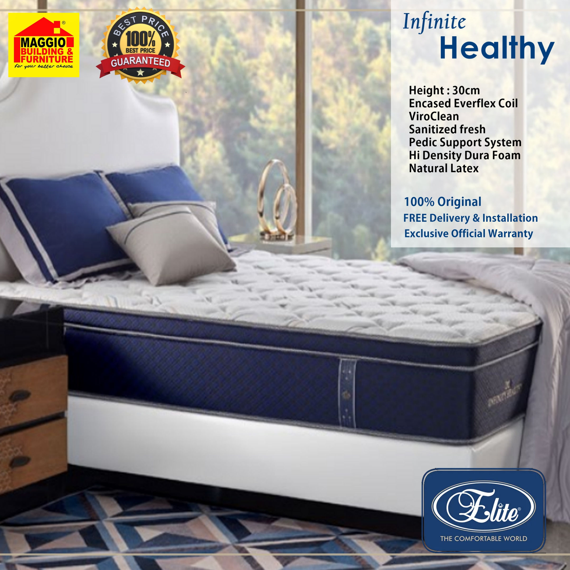 Kasur ELITE Infinity Healthy - Orthopedic Series