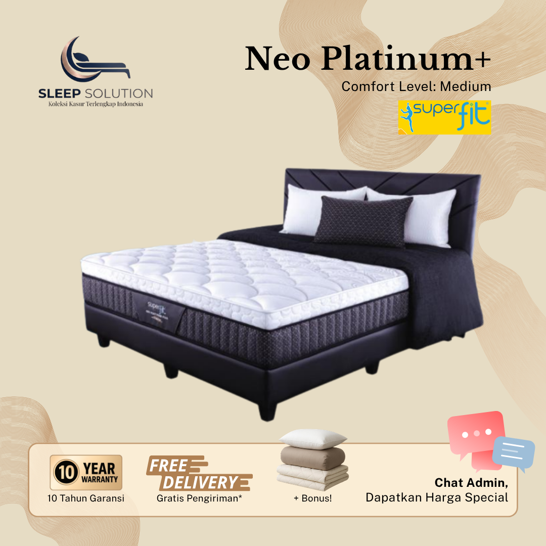 KASUR SPRINGBED SUPERFIT - NEO PLATINUM - COMFORTA SUPERFIT