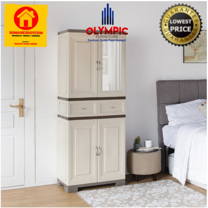 LEMARI PAKAIAN 2 PINTU - LEMARI PAKAIAN - OMC REBORN - OLYMPLAST