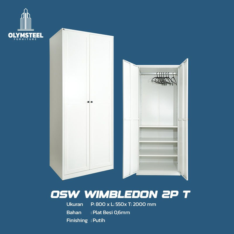 Thumbnail: LEMARI PAKAIAN BESI - LEMARI BESI - LEMARI OLYMSTEEL - WIMBLEDON SERIES - OLYMST