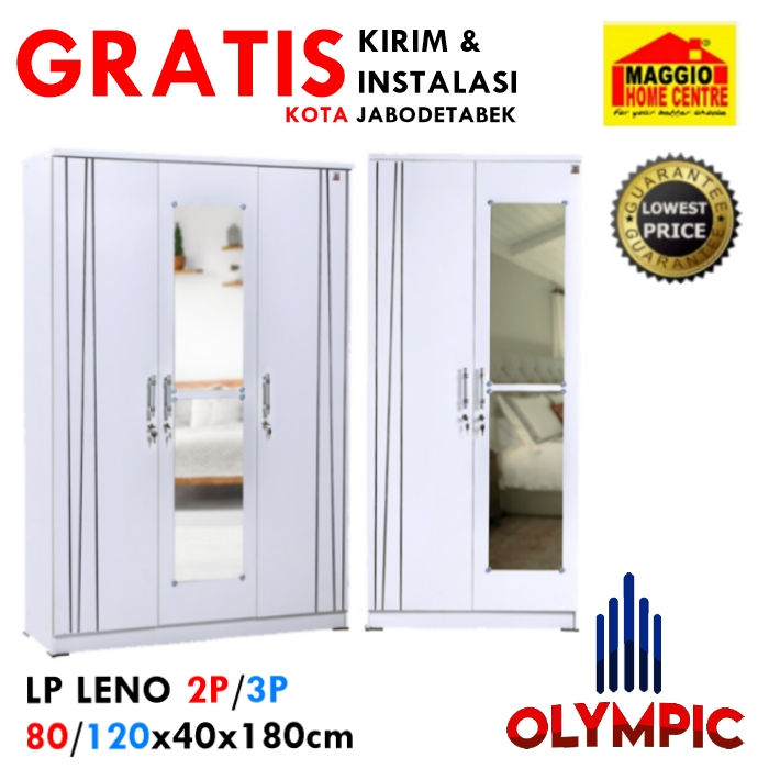 OLYMPIC Leno 2P/3P - Lemari Pakaian