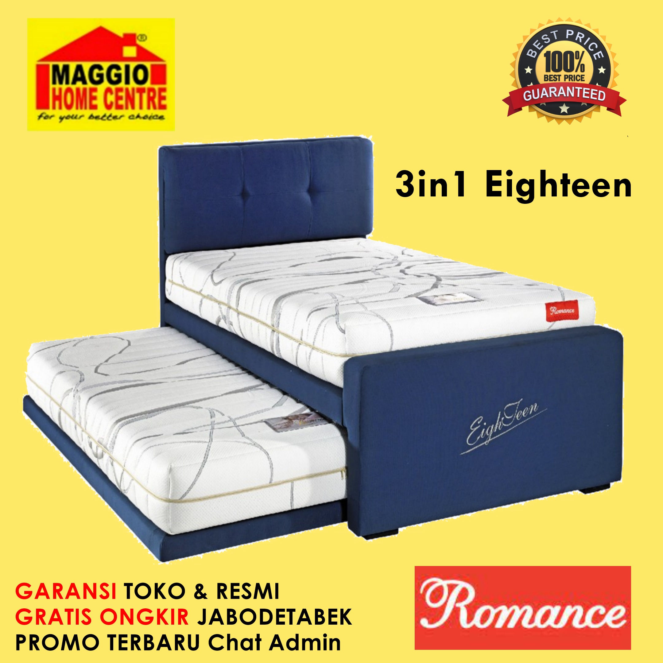 Kasur ROMANCE 3 in 1 Eighteen Kids - Kids Collection