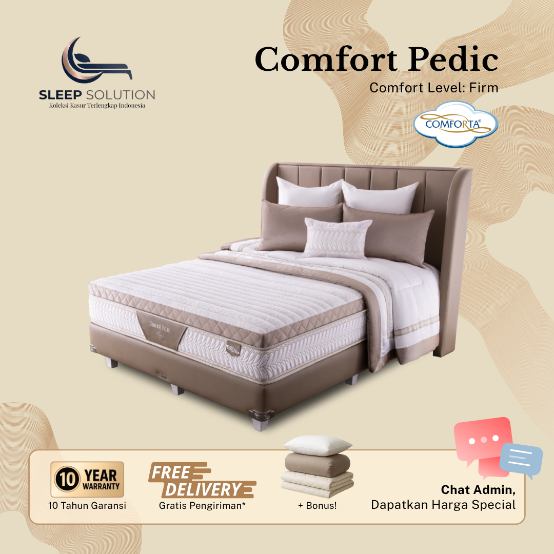 KASUR SPRINGBED COMFORTA - MATRAS COMFORT PEDIC - COMFORTA
