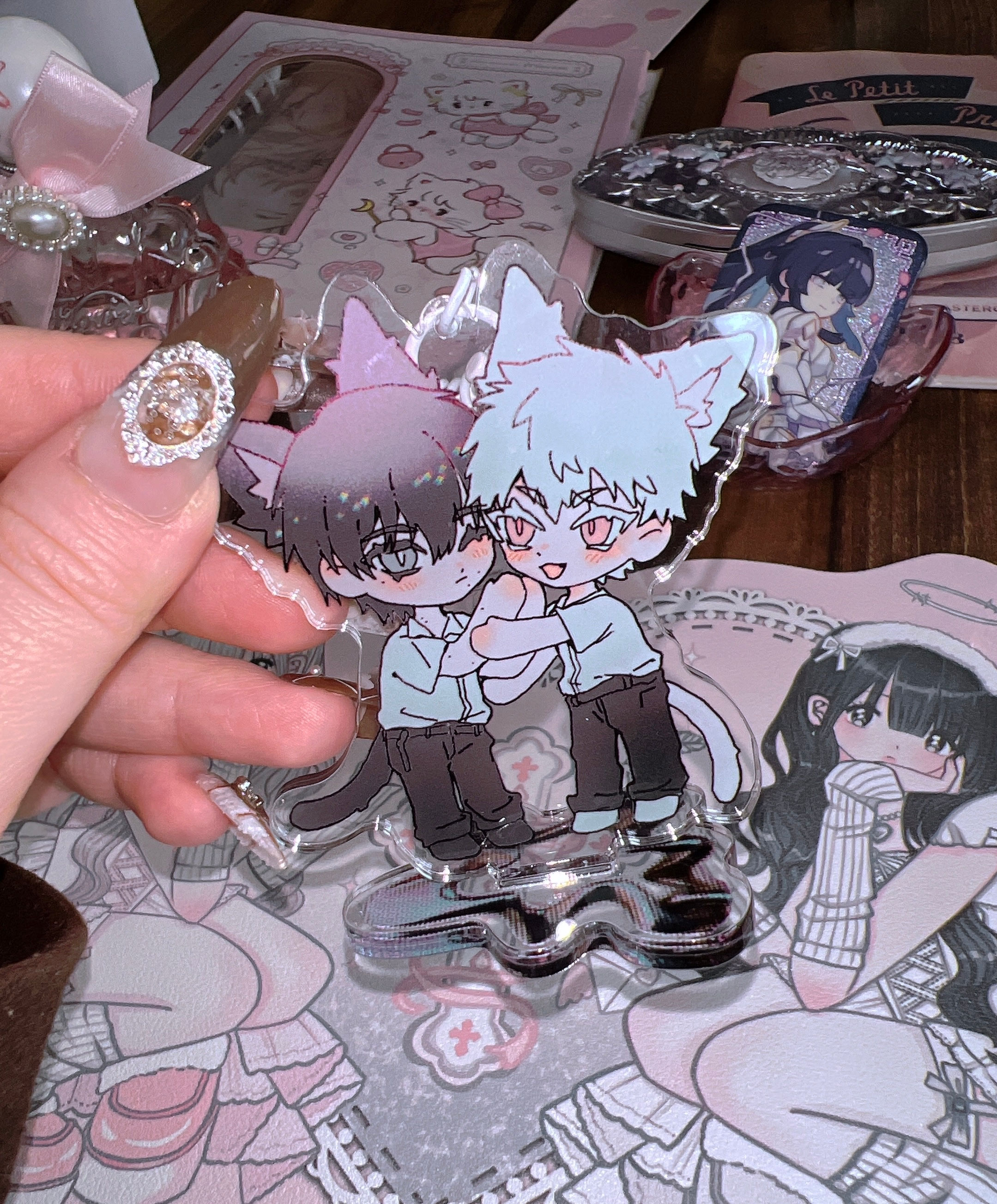 tshd - yoshikaru keychain+standee
