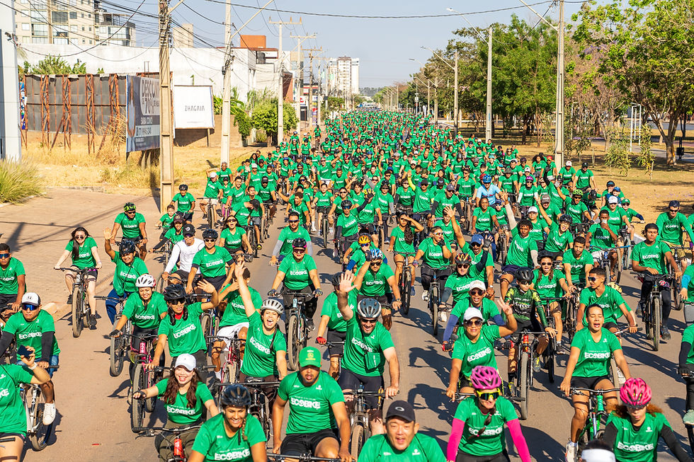 PASSEIO CICLÍSTICO ECOBIKE REÚNE 1.000 CICLISTAS EM LUÍS EDUARDO MAGALHÃES