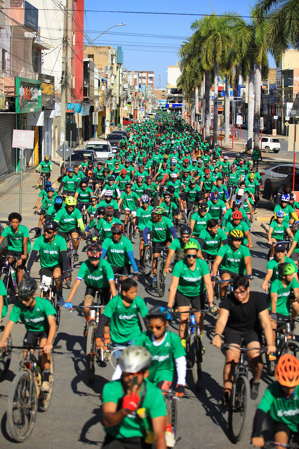 PASSEIO CICLÍSTICO ECOBIKE REÚNE 1.450 CICLISTASEM IRECÊ