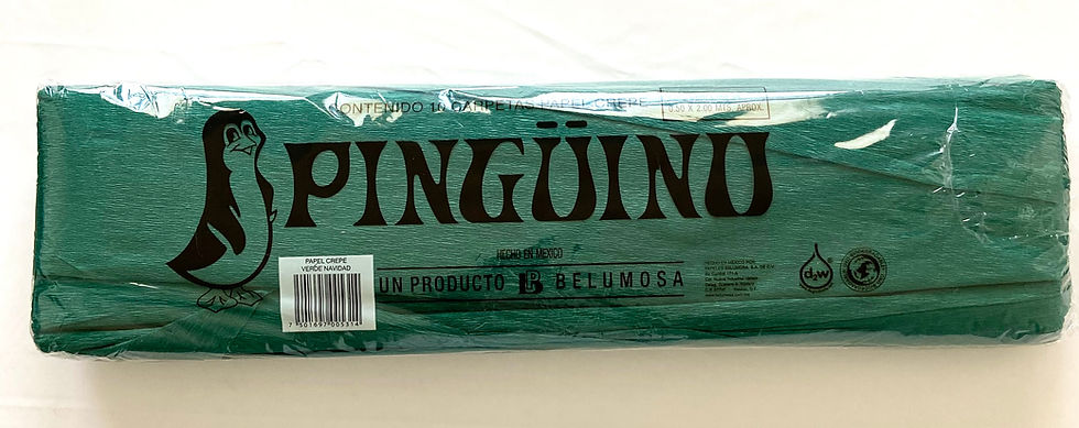 Miniatura: Papel Crepé Pingüino