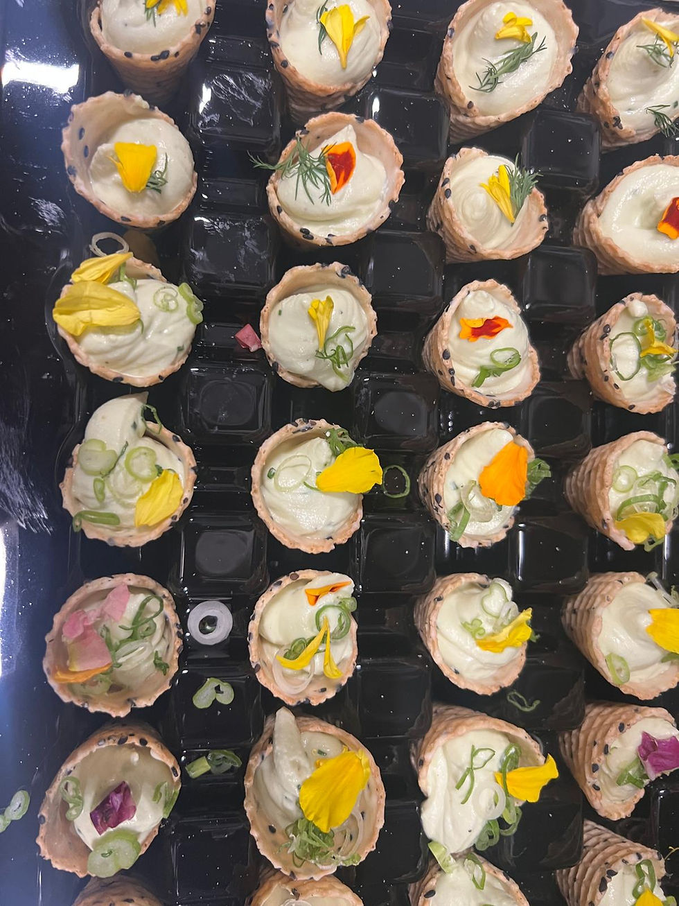 Savory cones with Ricotta Cheese
