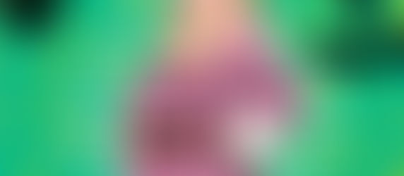 Santa in a pink outfit with text "Dear Santa, just leave your credit card under the tree" on a green starry background, cheerful mood.