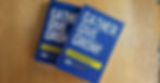 Two blue books titled "GATHER. GIVE. GROW!" on a wooden table. Subtitled "The Social Media Blueprint for DJs and Music Producers."