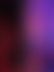 Split image: Left shows a man in blue-red light, serious expression. Right, two men in purple-blue light, looking aside, arms crossed.