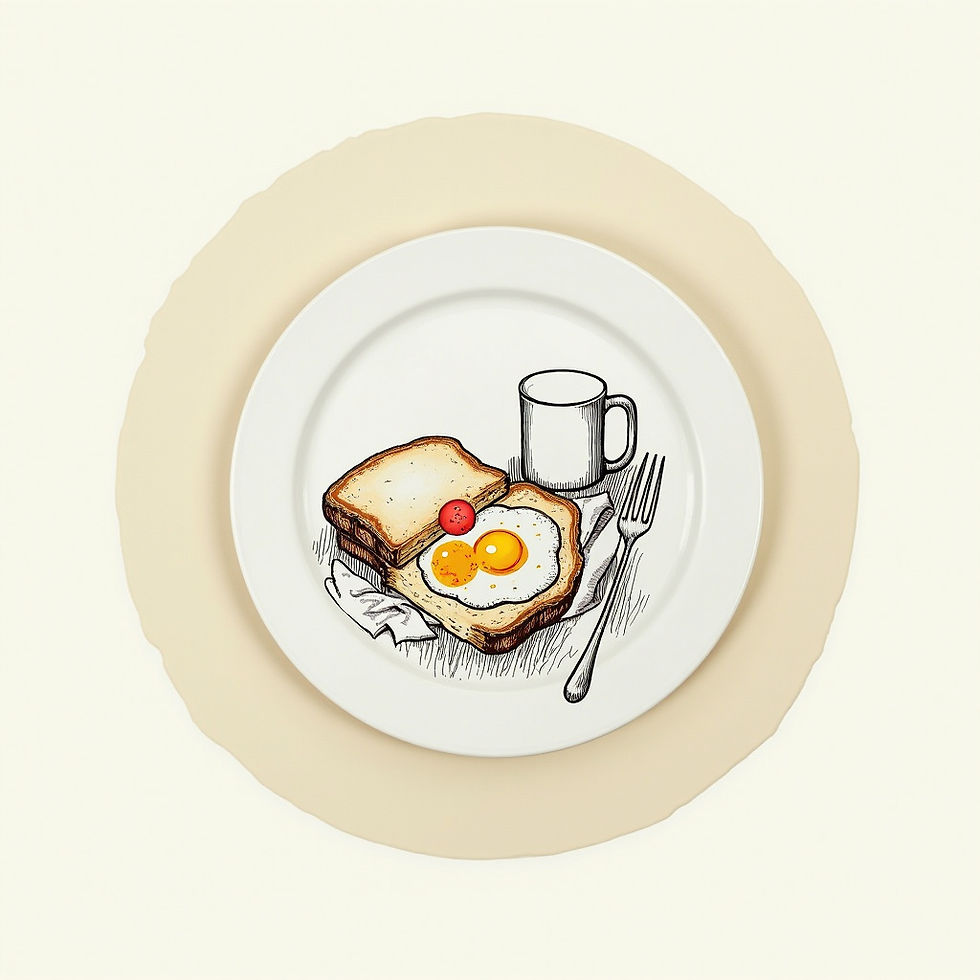 Bizarre Breakfast Print