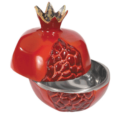 METAL Pomegranate HONEY DISH