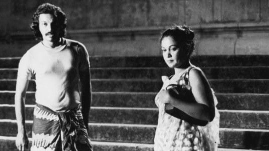 Neil Alles (left) and Malini Fonseka (right) in the film.
