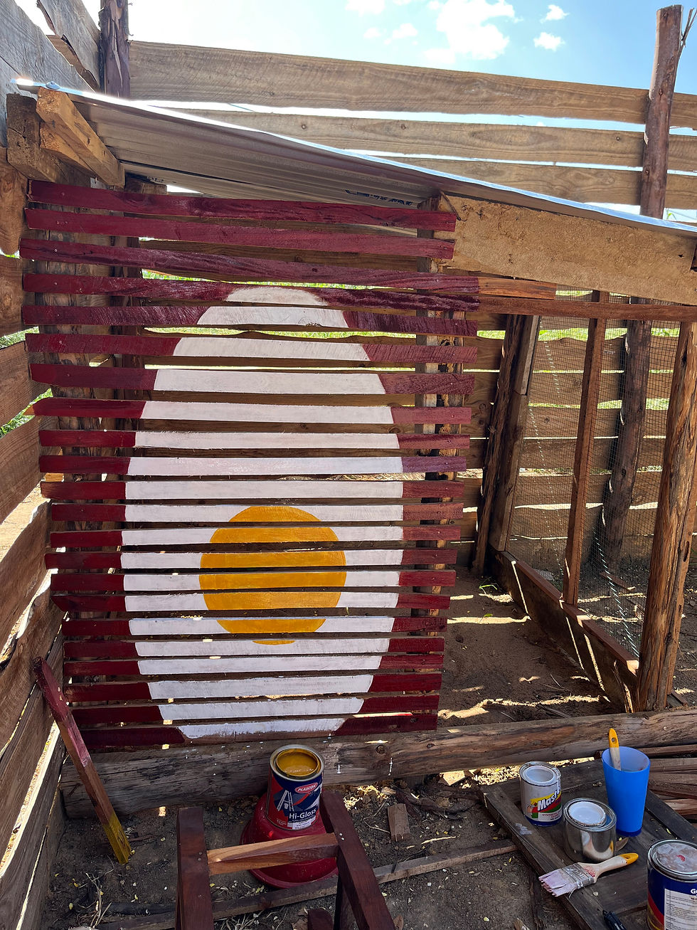 Painting an egg on it :-)