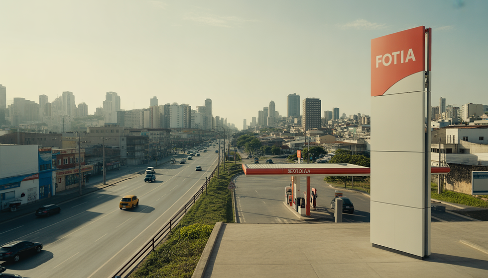 Totens para postos de gasolina em Valinhos: visibilidade, padrão e mais clientes na pista