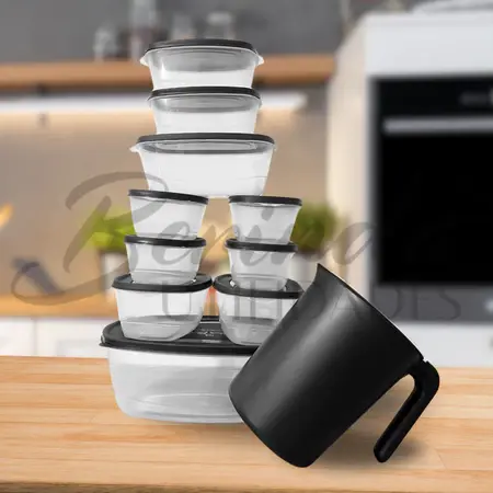 Kit Potes Plasticos BPA Free 10 potes livre