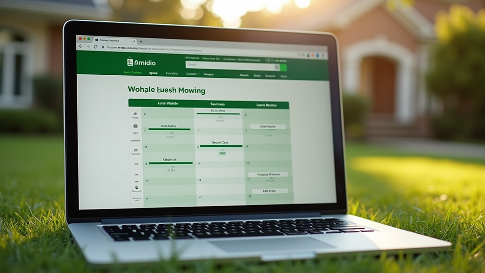 Conveniently Schedule Your Lawn Mowing Online with Online Lawn Mowing Scheduling