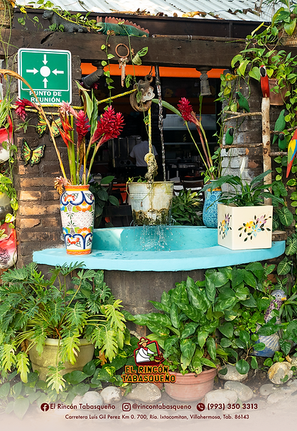 Fachada del restaurante Rincón Tabasqueño en Villahermosa